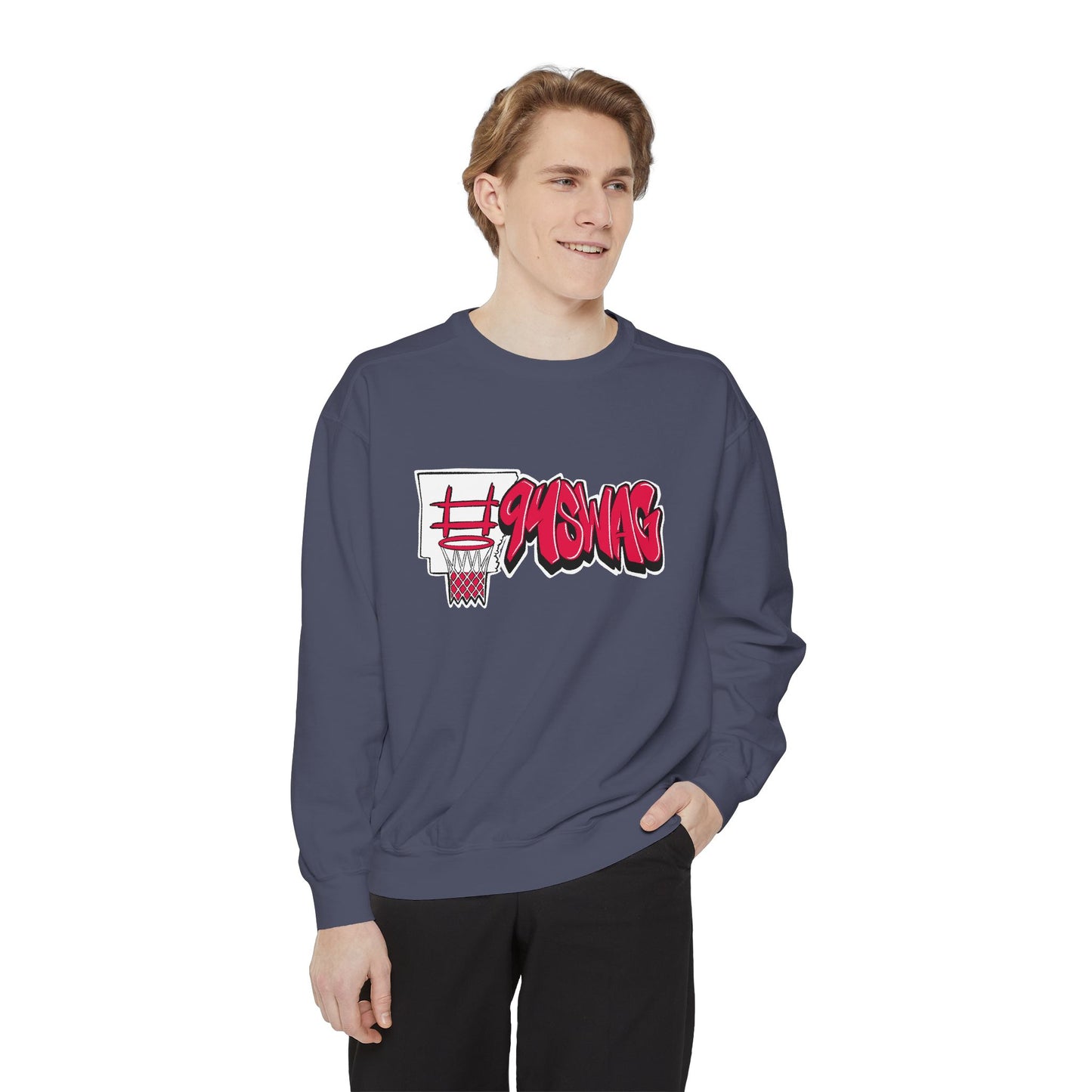 Basket Swag Unisex Dyed Sweatshirt – Trendy & Comfortable Sportswear